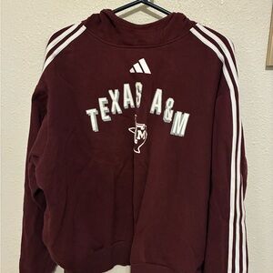 Adidas Maroon Texas A&M Hoodie
